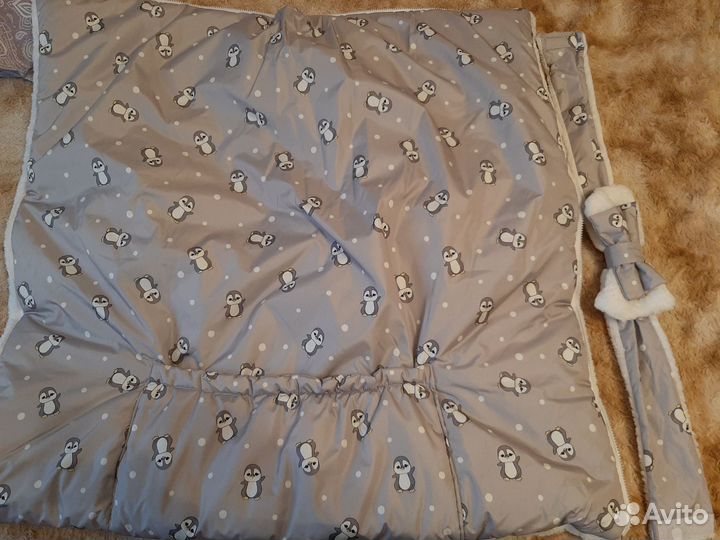 Конверт одеяло на выписку зимний