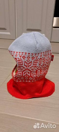 Шапка шлем мальчик девочка 46-48