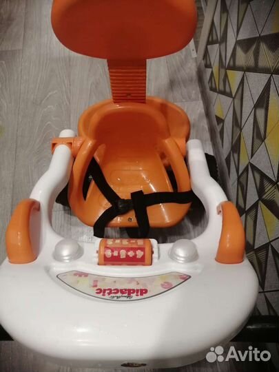 Детский велосипед с ручкой 3-х колесный