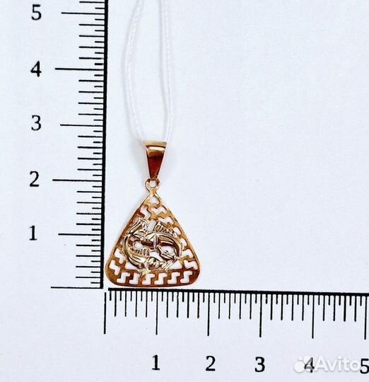 Золотая подвеска