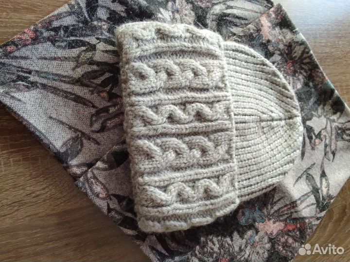 Шапка+снуд(новый комплект)