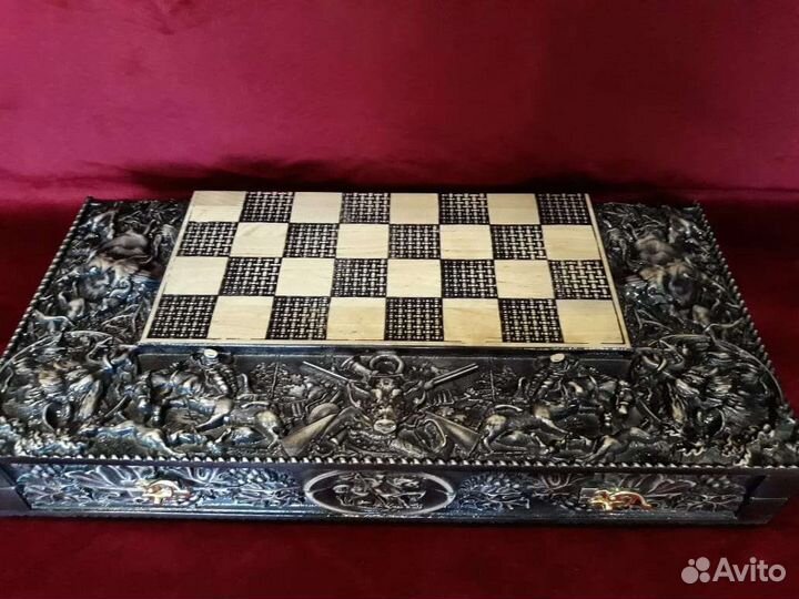 Шахматы нарды шашки 3 в 1