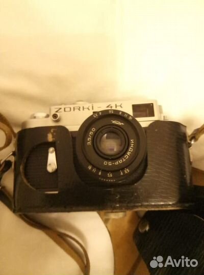 Плёночный фотоаппарат Зенит-Е и Зоркий-4к