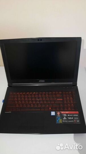 Игровой ноутбук msi