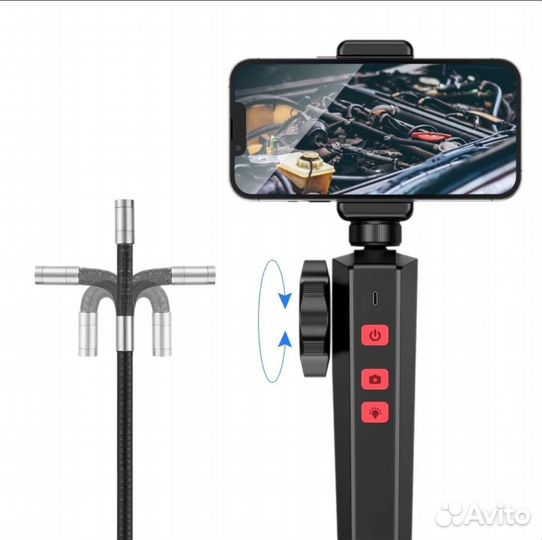 Эндоскоп с Артикуляцией, 180 градусов Новый