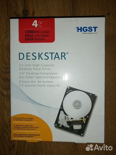 Жесткий диск 4tb новый