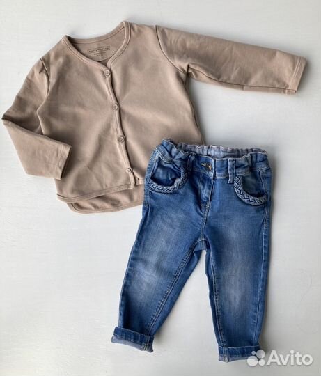 Одежда пакетом на девочку 80-86 HM Next Zara