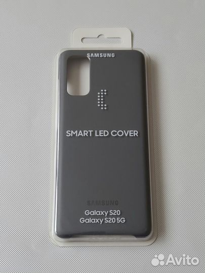 Чехол SMART LED Cover на Samsung S20 оригинал