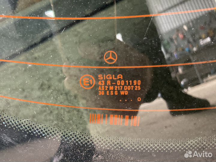 Заднее стекло Mercedes w210