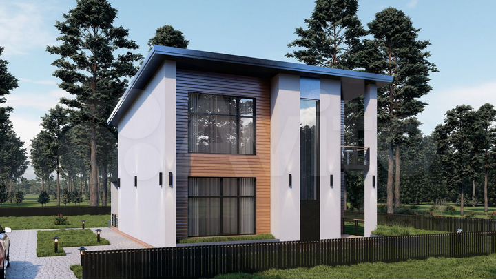 Дом 170 м² на участке 7 сот.