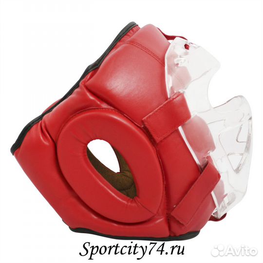 Шлем с пластиковым забралом BoyBo Flexy BP2006 кра