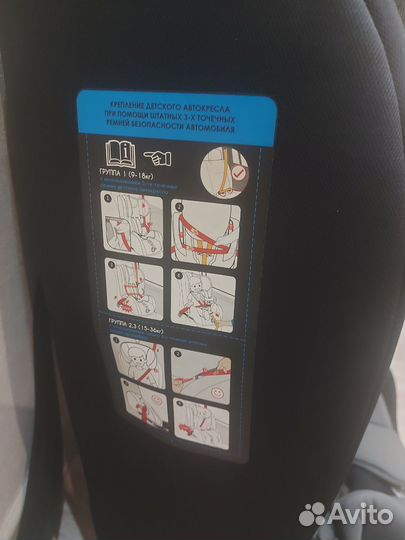 Детское автокресло от 9 до 36 кг с isofix