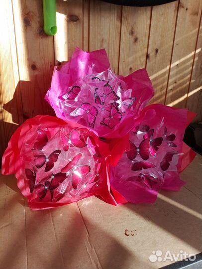 Букеты из бабочек