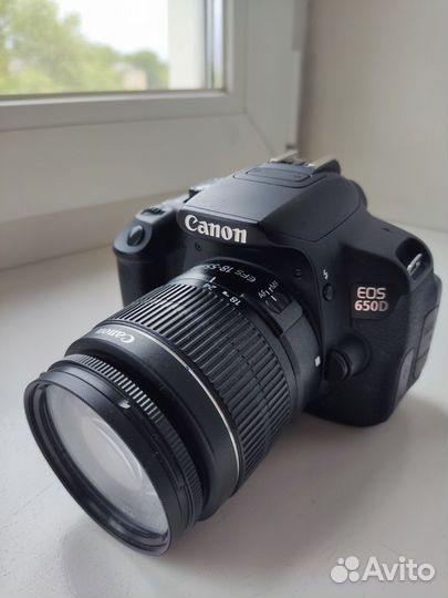 Зеркальный фотоаппарат canon 650d