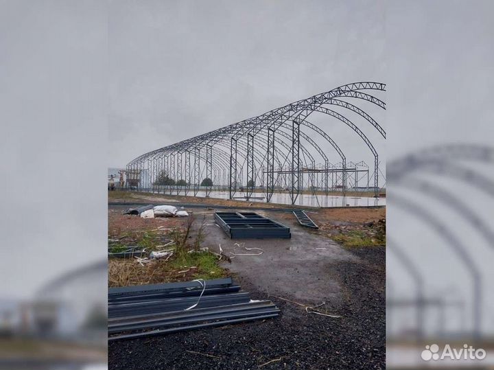 Строительство ангаров. Размер 15х60м