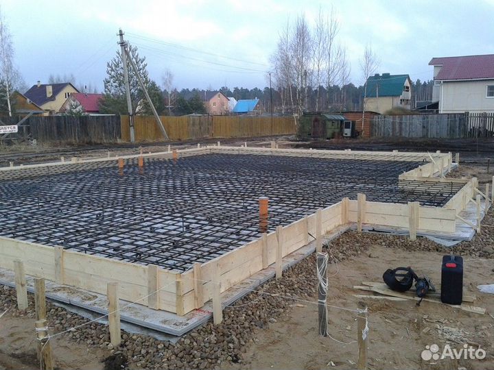 Фундамент. Отмостка. Бетонные работы