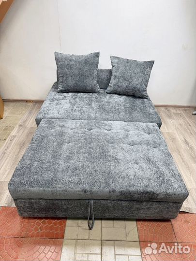 Диван раскладной новый серый