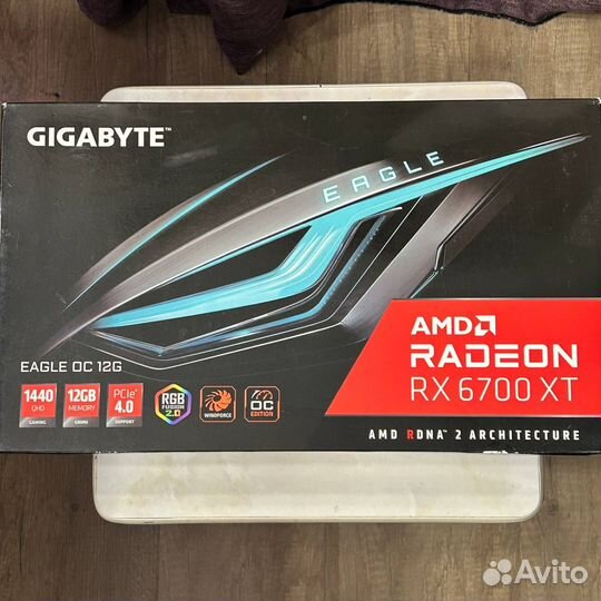 Видеокарта Radeon RX 6700 XT eagle OC 12G