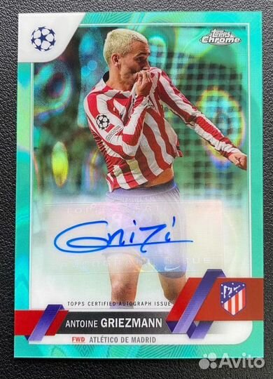 Футбольные Карточки topps panini с автографом