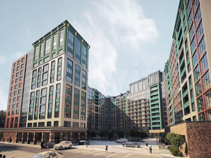 2-к. квартира, 74,8 м², 10/12 эт.