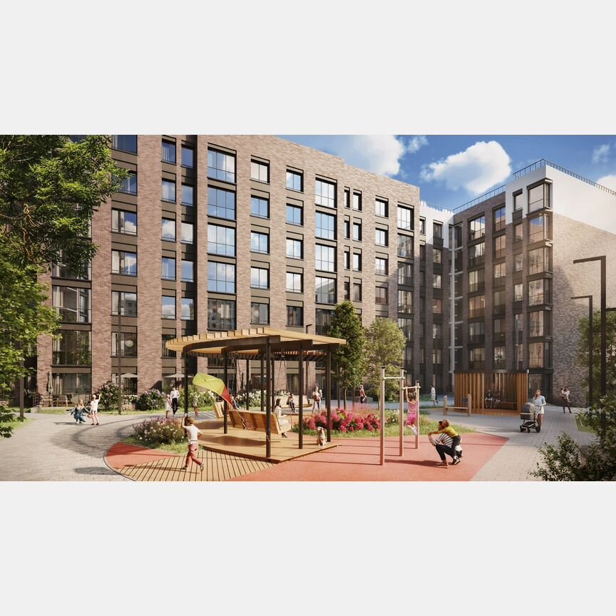 2-к. квартира, 55,4 м², 8/9 эт.