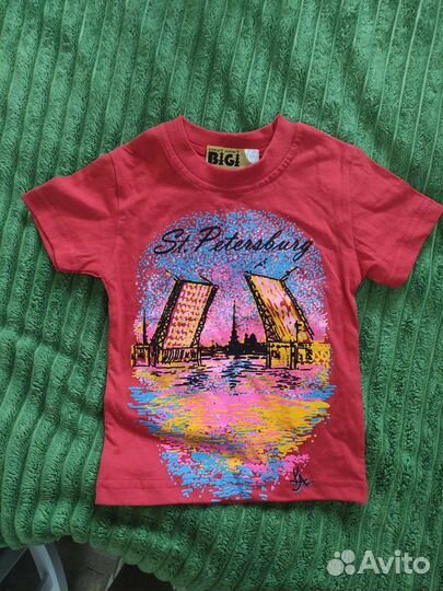 Футболка детская новая 80