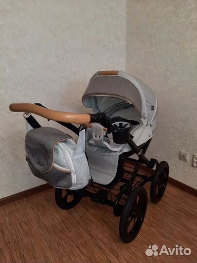 Коляска adamex 3 в 1 бу