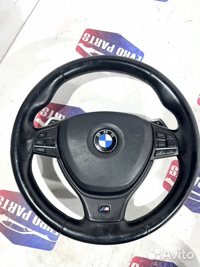 Руль М-стиль BMW 5 F10 F11 с лепестками