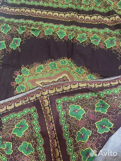 Обрез ткани африканская из Нигерии двусторонняя