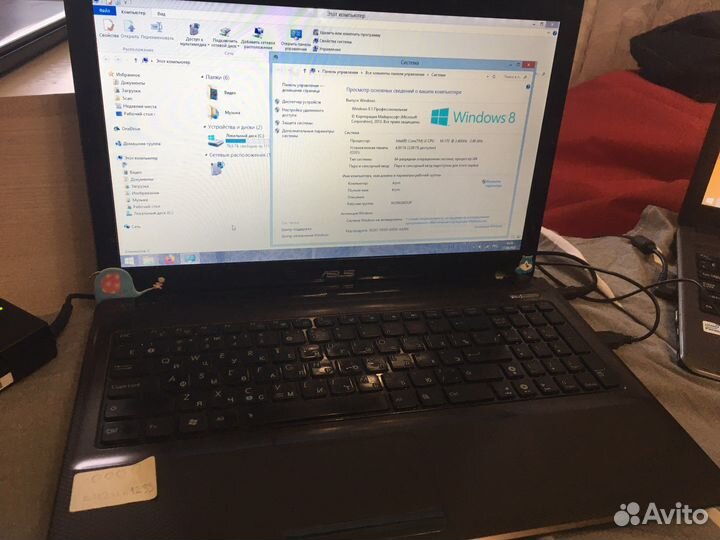 Ноутбук asus k52j