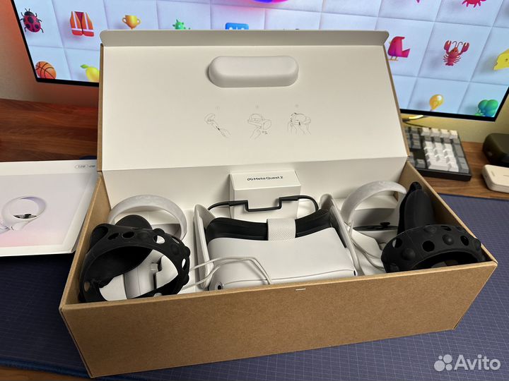 Oculus Quest 2 128gb + BoboVR M2 Plus-2