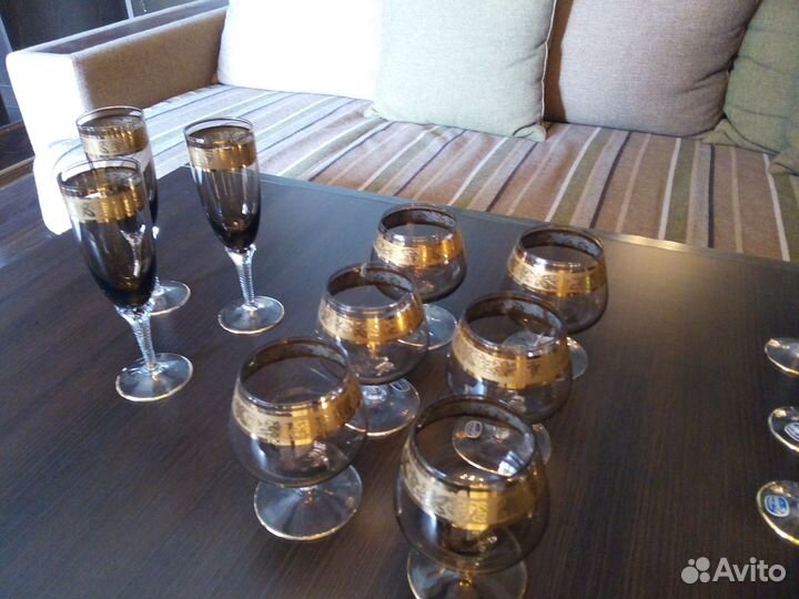 Набор фужеров/бокалов/стопки (Чехия)