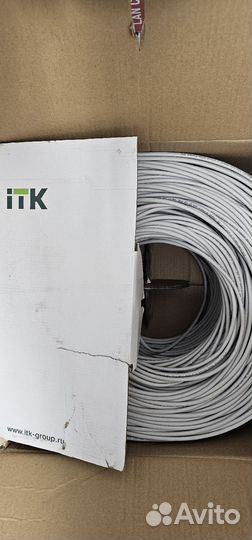 Кабель витая пара 6категории itk pvc