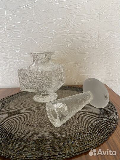 Ваза финское стекло Crassus. Iittala