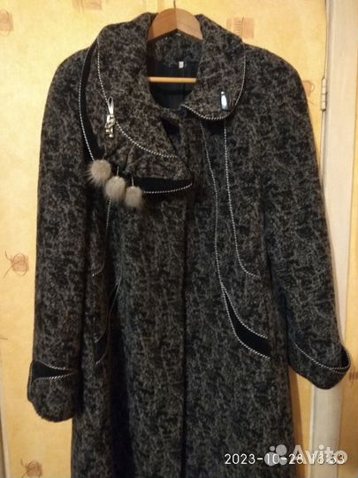 Пальто женское на шерстепоне 54-56