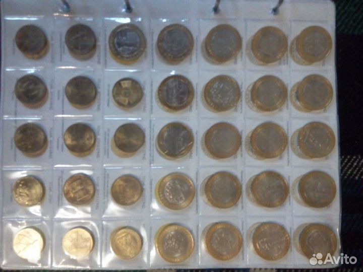 Монеты РФ альбом весь комплект с 2000