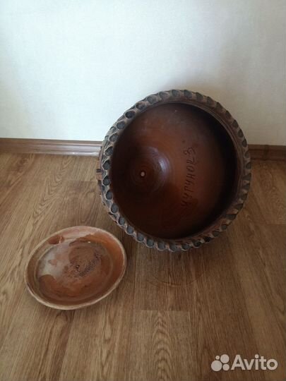 Цветочный керамический горшок