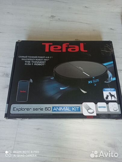 Робот пылесос Tefal explorer serie 60