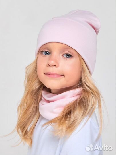 Шапка и снуд детский