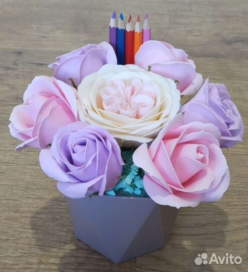 Мыльные розы букеты