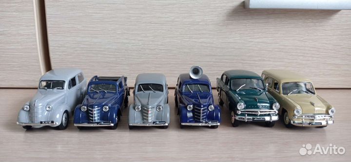 Автолегенды СССР (Москвичи) 1:43