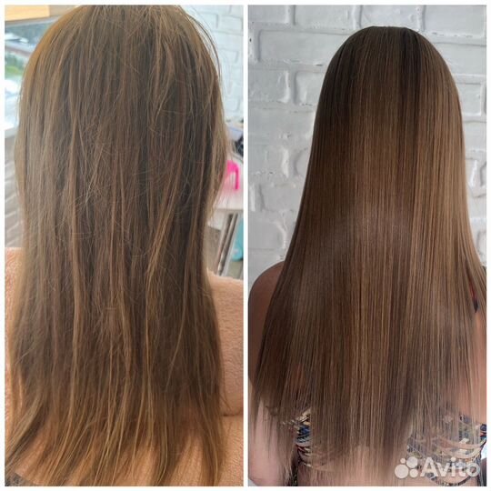 Кератин ботокс волос