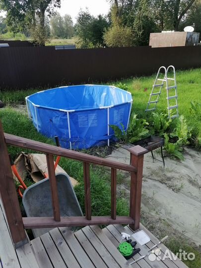 Каркасный бассейн бу Диаметр 305 высота 122