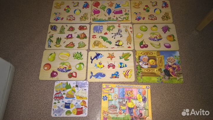 Деревянные игры,шнуровки,пазлы,сортёры,обновляется