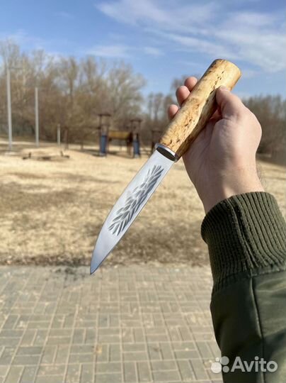 Нож якутский охотничий
