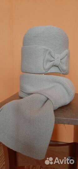 Комплект шапка и шарф