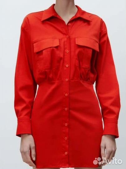 Новое/Zara/XS/М/Платье-рубашка