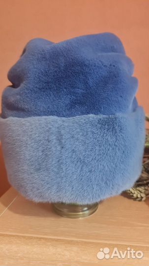 Шапка женская с отделкой из норки