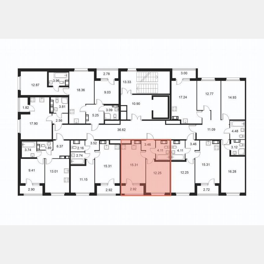 1-к. квартира, 36,6 м², 8/9 эт.