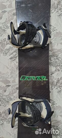 Сноуборд Lamar Impact 154cm+ крепления Nidecker
